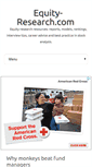 Mobile Screenshot of equity-research.com